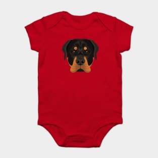 Rottweiler Baby Bodysuit